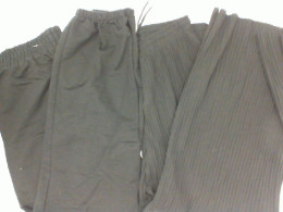 Set of 2 Women's black long pants 