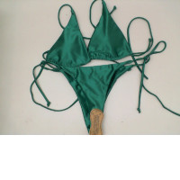 Green Bikini Swimsuit 