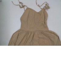 Women's light brown long dress 