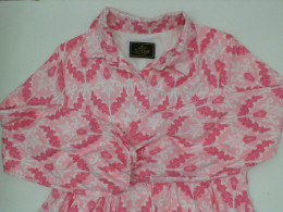Women's short pink patterned dress Women's short pink patterned dress