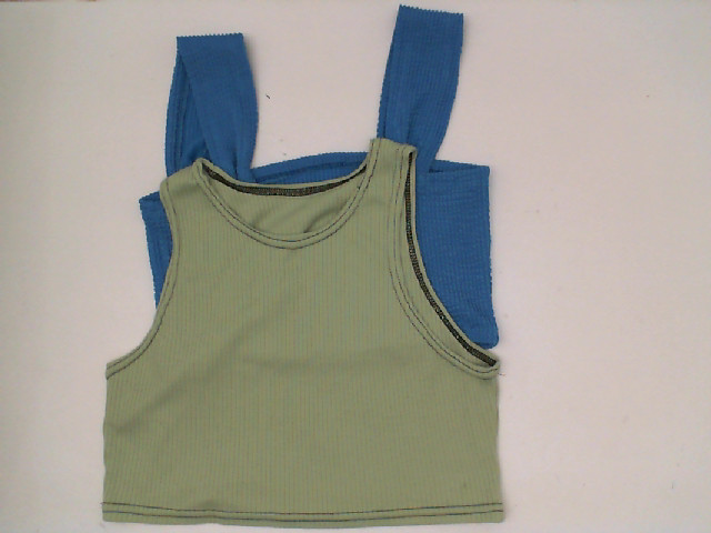 Set of 2 Women's blue and light green tank top Set of 2 Women's blue and light green tank top