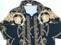 Black long dress with gold pattern Black long dress with gold pattern