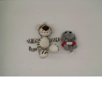 Set of 2 Small dog doll 