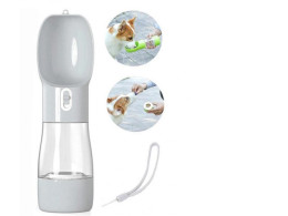 Travel drinking bottle and food container 2 in 1 for dogs and cats 350 ml, Travel drinking bottle and food container 2 in 1 for dogs and cats 350 ml,