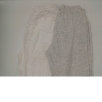 Set of 2 Gray and white sports pants Set of 2 Gray and white sports pants