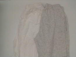 Set of 2 Gray and white sports pants 