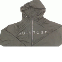 Black long sleeve hooded sun protection jacket 