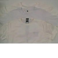 Set of 3 White round neck t-shirt Set of 3 White round neck t-shirt