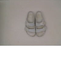 White flip flops 