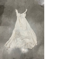 Linen evening dress white size S Linen evening dress white size S