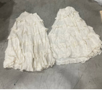 Set of 2 Linen Dance Skirts, Sizes S and M