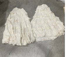 Set of 2 Linen Dance Skirts, Sizes S and M Set of 2 Linen Dance Skirts, Sizes S and M