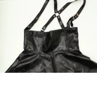 Black leather dress Black leather dress