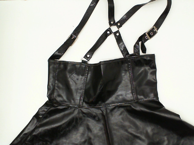 Black leather dress Black leather dress