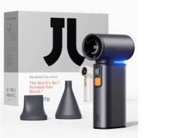JISULIFE Portable Handheld Turbo Fan Mini Personal Fan Adjustable Speed