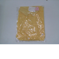 Yellow long-sleeved shirt with white stripes Yellow long-sleeved shirt with white stripes