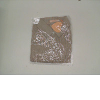 Dark green long-sleeved shirt with white stripes Dark green long-sleeved shirt with white stripes