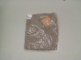 Dark green long-sleeved shirt with white stripes Dark green long-sleeved shirt with white stripes