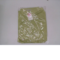 Green long-sleeved shirt with white stripes Green long-sleeved shirt with white stripes