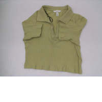 Women's small green collar shirt 