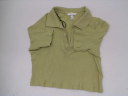 Women's small green collar shirt Women's small green collar shirt