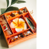 Aromatic set. Aroma sticks + oil + soap + stand for aroma sticks