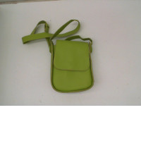 Women's green shoulder bag 