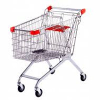 Desk Organizer Metal Grocery Basket