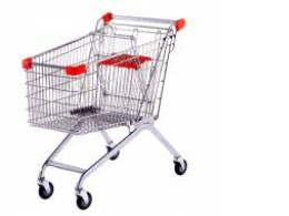 Desk Organizer Metal Grocery Basket