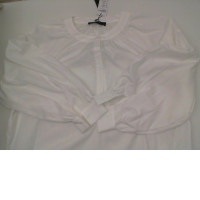 White round neck long dress 