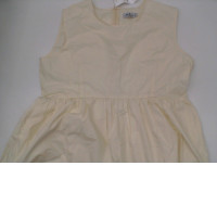 Women's cream colored long dress 