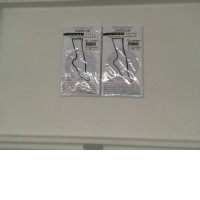 Set of 2 Women's white long stockings 