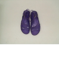 Women's blue strappy sandals 