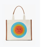 KATE SPADE NEW YORK ALEXANDER GIRARD X KATE SPADE SUN PRINTED CANVAS LARGE TOTE KB935 MULTI KATE SPADE NEW YORK ALEXANDER GIRARD X KATE SPADE SUN PRINTED CANVAS LARGE TOTE KB935 MULTI