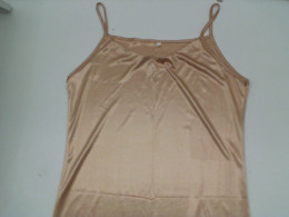 Gold strapless nightdress