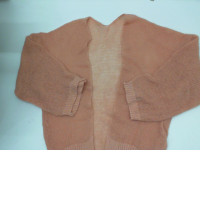 Women's long-sleeved pink coat 