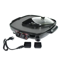 Multipurpose grill with sukiyaki pot, model SM-EG1802