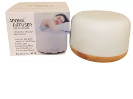 Aroma Diffuser Life of Leisure Ultrasonic Vibration Colorful Lamp- White