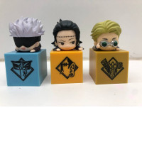 Set of 3 small anime figures