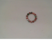 Light green beaded bracelet 