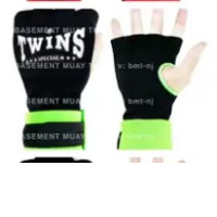 Set of 2 Thailand authentic Twins no need to ask for hand wraps hand bandages boxing gloves hand guards Muay Thai boxing GREEN