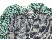 Set of 2 Women's blue and white long dress set 