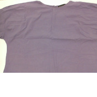 Women's short-sleeved purple long dress 