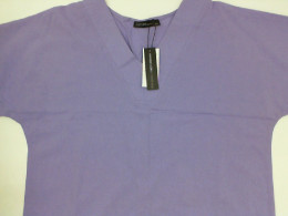 Women's short-sleeved V-neck light purple long dress Women's short-sleeved V-neck light purple long dress