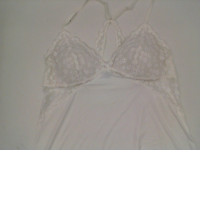 Women's white pajamas 