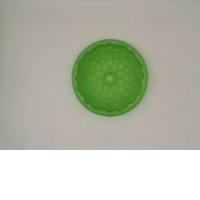 Green flower silicone mold 