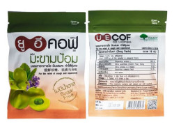 Set of 3 Uecof herbal lozenges with Indian gooseberry, sugar-free formula, 18 g. 