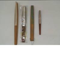 Set of 4 Japanese fan 