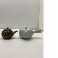 Set of 2 Small Japanese ceramic teapot 