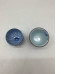 Set of 2 White Japanese tea cup with blue pattern 